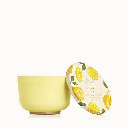 Bougie en Métal Lemon Leaf
