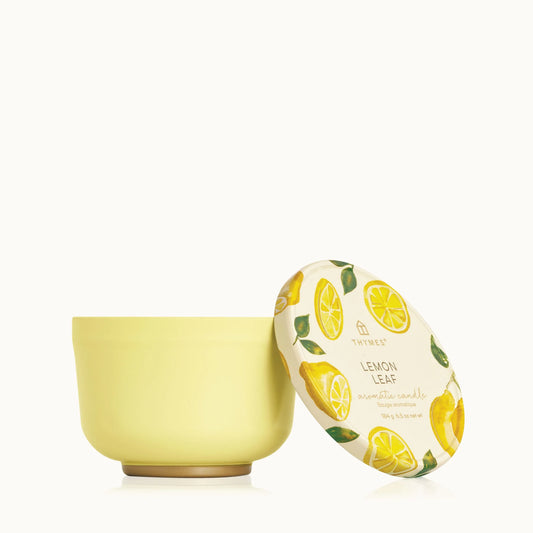 Bougie en Métal Lemon Leaf