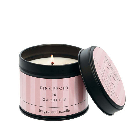 Bougie en Boîte Pivoine Rose & Gardénia