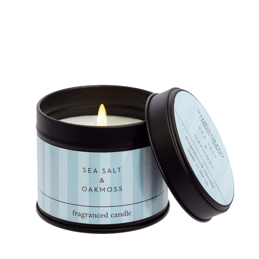 Bougie en Boîte Sel de Mer & Mousse de Chêne