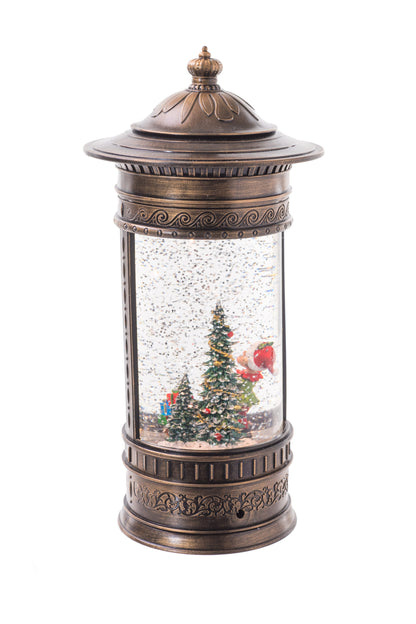 Boule à Neige Cylindrique Bronze
