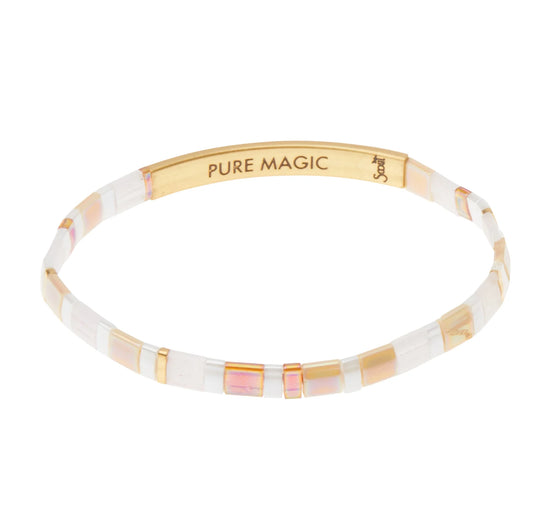 Bracelet Miyuki Good Karma Pure Magic - Neutre/Doré