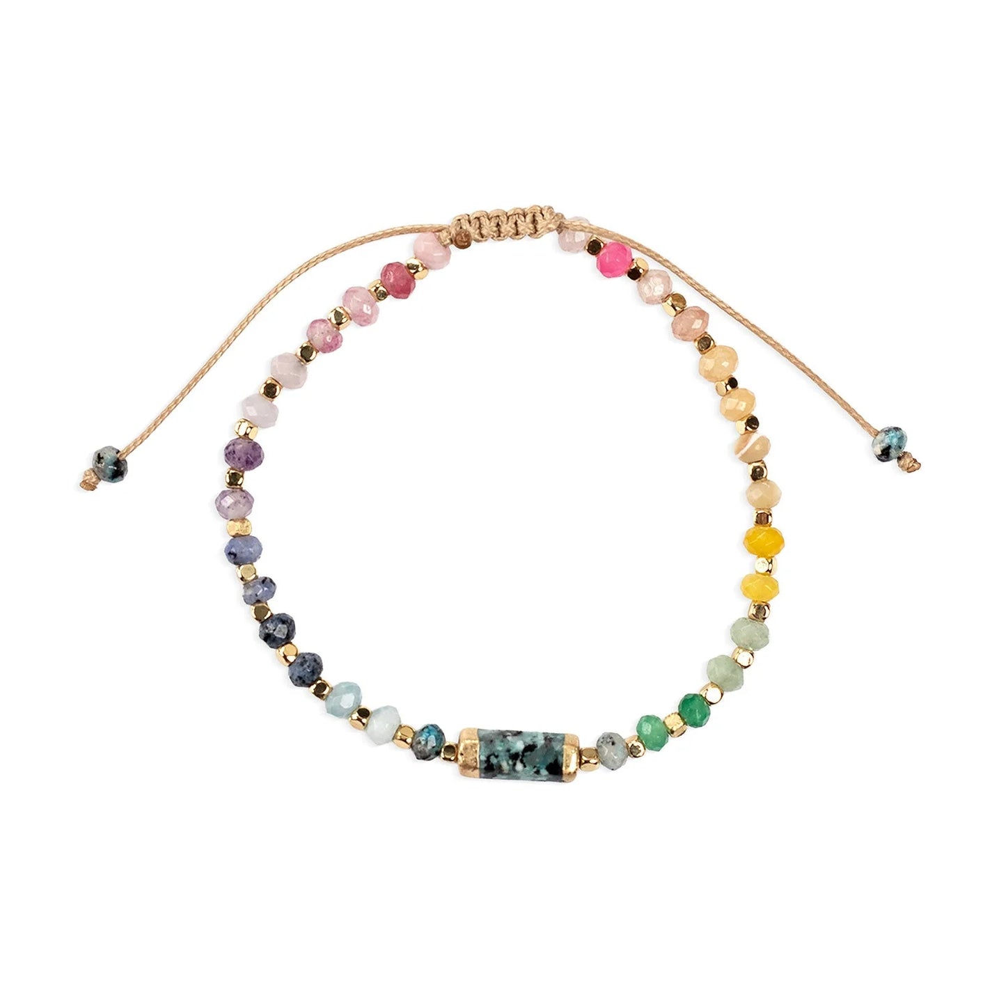 Bracelet Chakra Glow - Clarté/Troisième Œil/Or | Scout