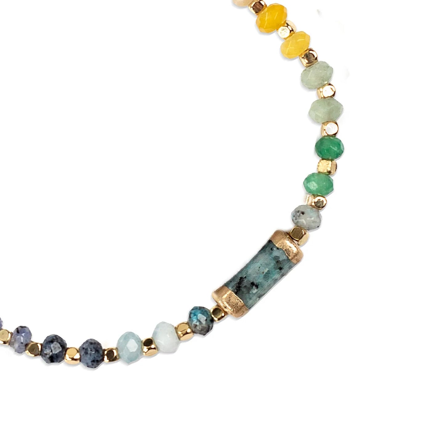 Bracelet Chakra Glow - Clarté/Troisième Œil/Or | Scout