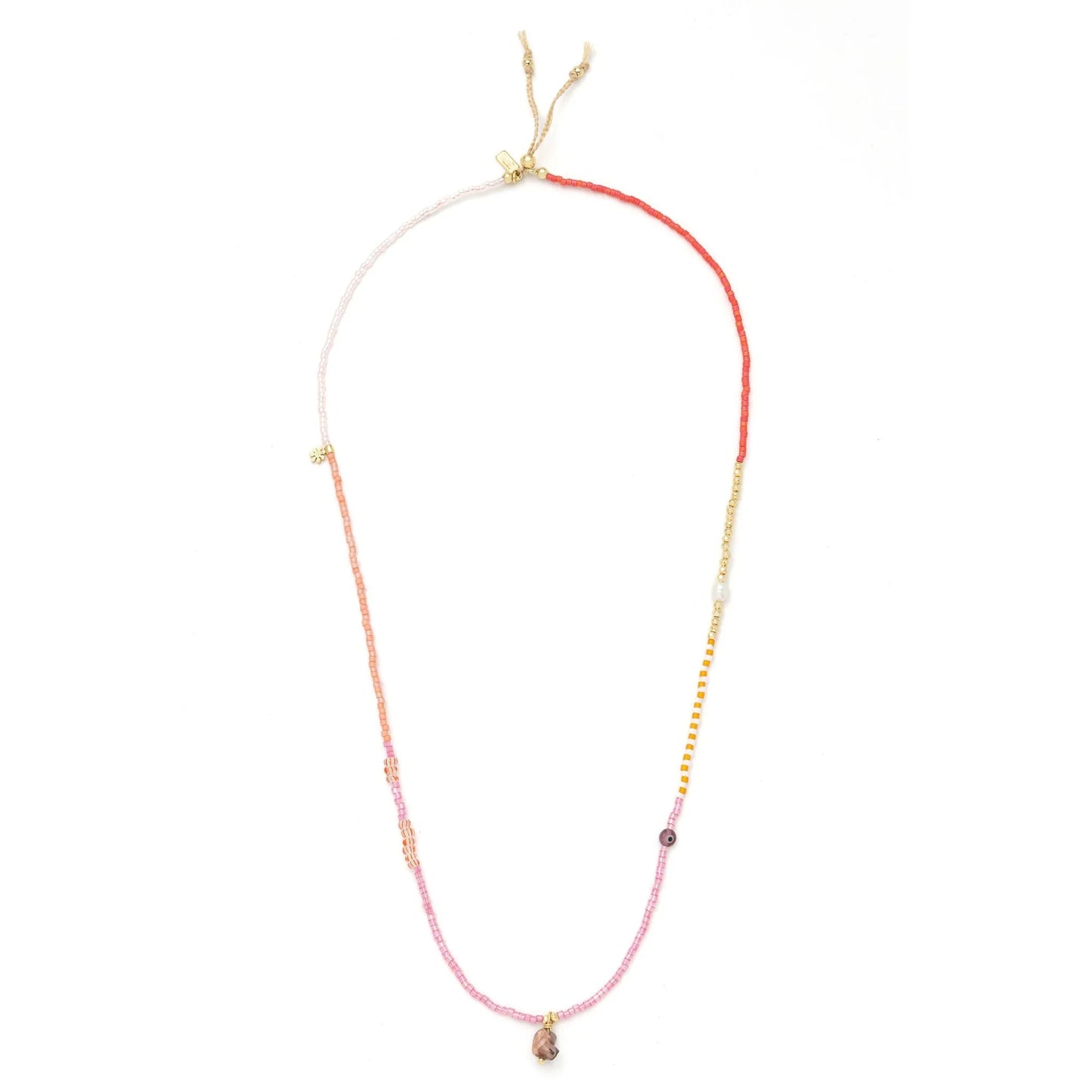Bracelet/Collier Enroulé - Amour/Rhodocrosite/Or | Scout