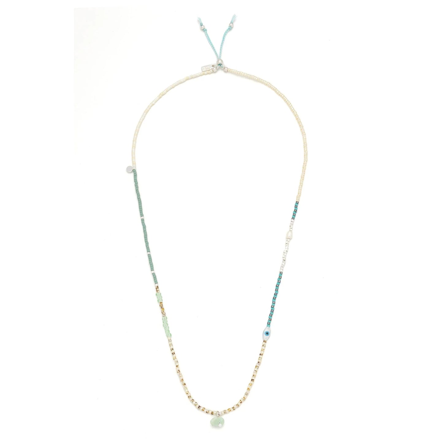 Bracelet/Collier Enroulé - Courage/Amazonite/Argent | Scout