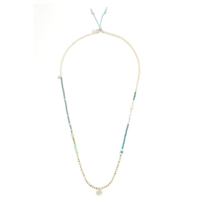 Bracelet/Collier Enroulé - Courage/Amazonite/Argent | Scout