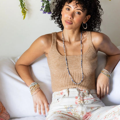 Bracelet Enroulé - Agalmatolite/Argent/Or | Scout