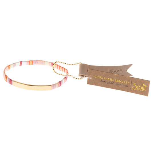 Bracelet Good Karma - Rose/Or | Scout