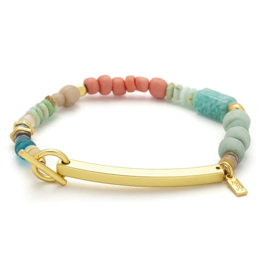 Bracelet Message Caché - Crushing It/Amazonite/Or | Scout