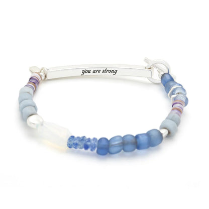 Bracelet Message Caché - Force/Opalite/Argent | Scout