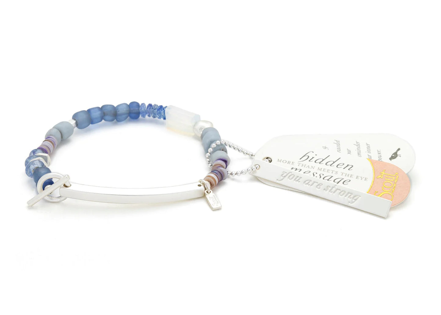 Bracelet Message Caché - Force/Opalite/Argent | Scout