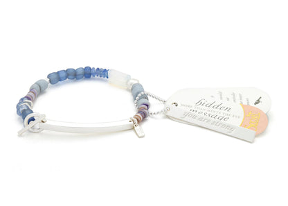 Bracelet Message Caché - Force/Opalite/Argent | Scout
