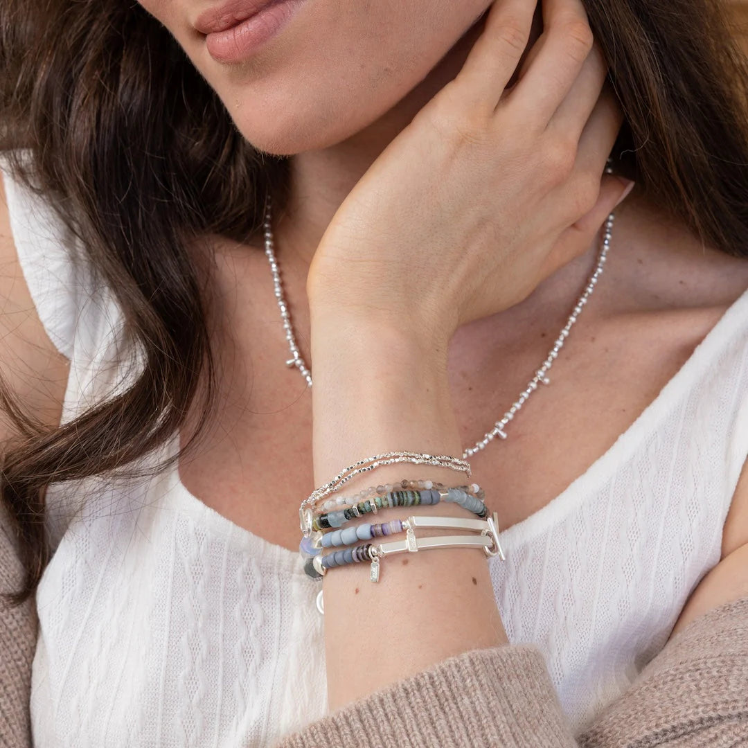 Bracelet Message Caché - Force/Opalite/Argent | Scout