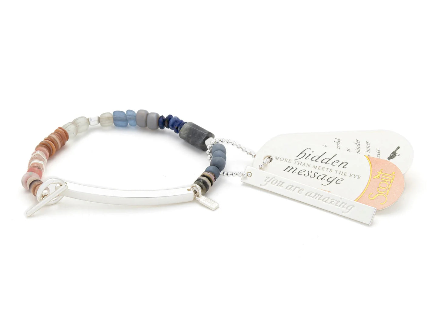 Bracelet Message Caché - Magnifique/Labradorite/Argent | Scout