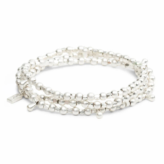 Bracelet Métallique - Classique/Larme/Argent