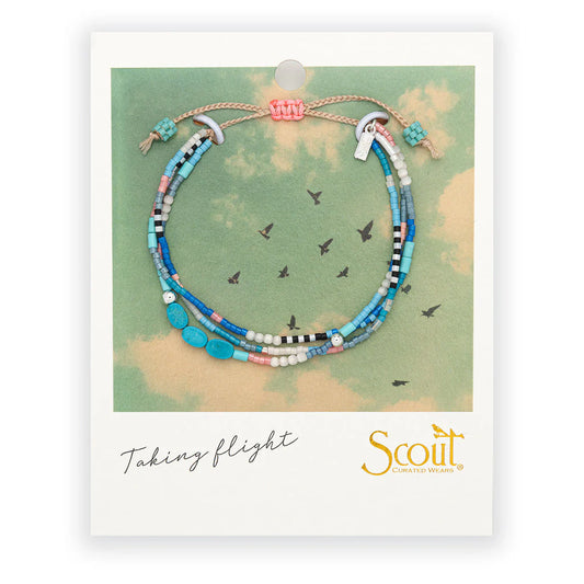 Bracelet Mixtes - Ciel/Turquoise/Argent | Scout