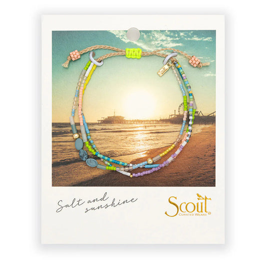 Bracelet Mixtes - Harmonie/Howlite Bleue/Or | Scout