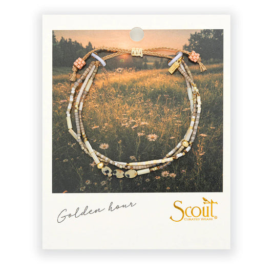 Bracelet Mixtes - Joie/Jaspe Dalmatien/Or | Scout