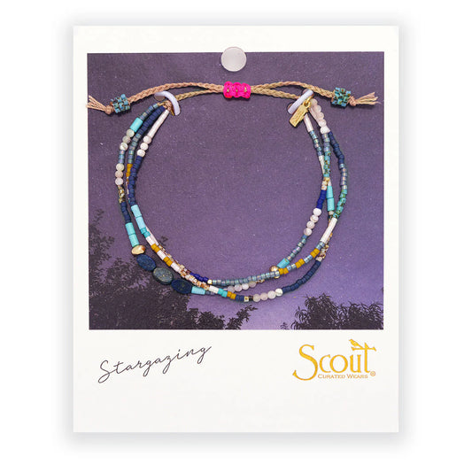 Bracelet Mixtes - Vérité/Lapis/Or | Scout