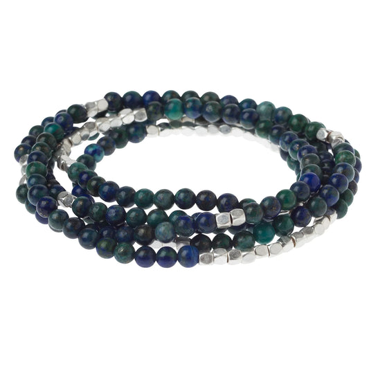 Bracelet Stone Wrap Azurite - Pierre du Ciel