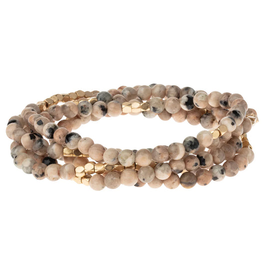 Bracelet Stone Wrap Rhodonite - Pierre de Guérison