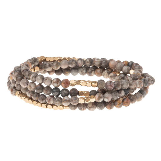 Bracelet Stone Wrap Rhyolite - Pierre de Joie
