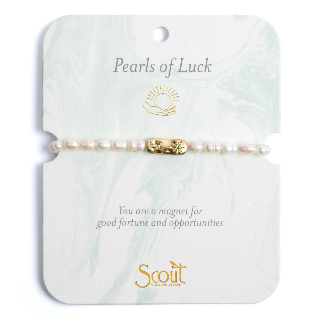 Bracelet de Perles - Chance/Or | Scout