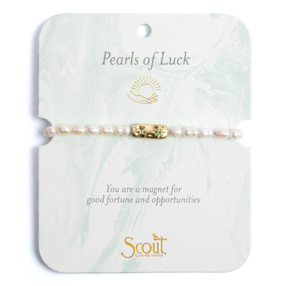 Bracelet de Perles - Chance/Or | Scout