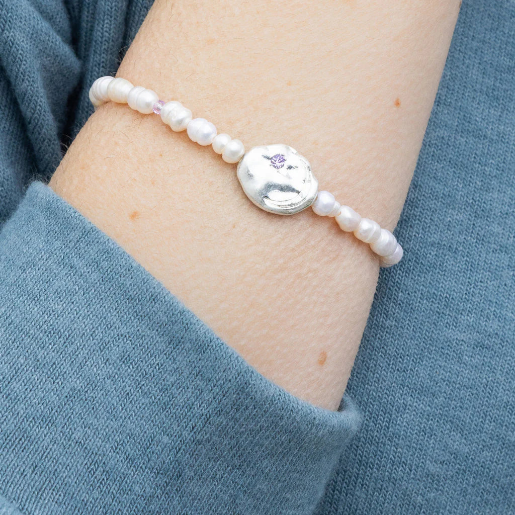 Bracelet de Perles - Protection/Argent | Scout