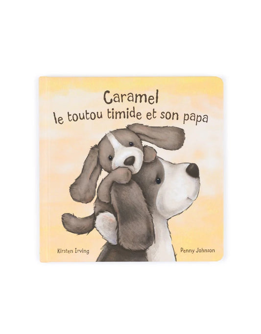 Livre Caramel Le Toutou Timide Et Son Papa – Jellycat