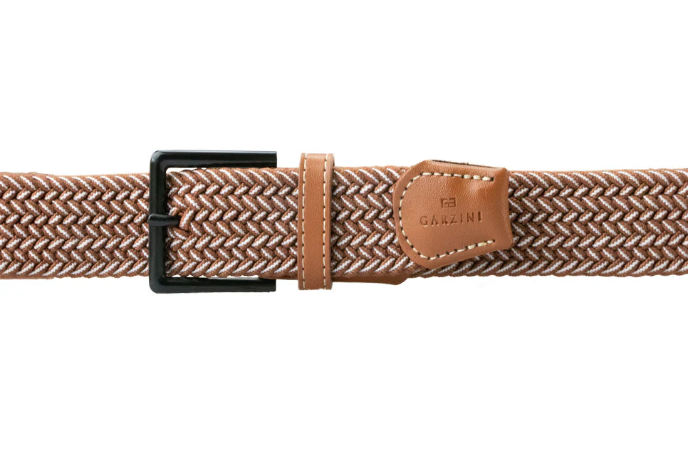 Ceintures Tressées - Brun Blanc