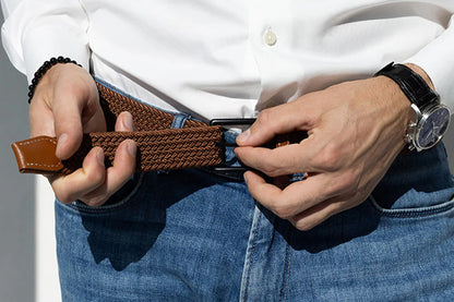 Ceintures Tressées - Brun Clair