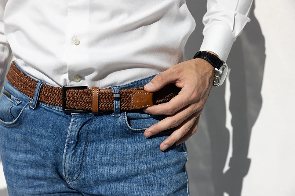 Ceintures Tressées - Brun Clair