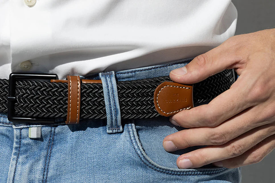 Ceintures Tressées - Noir Blanc