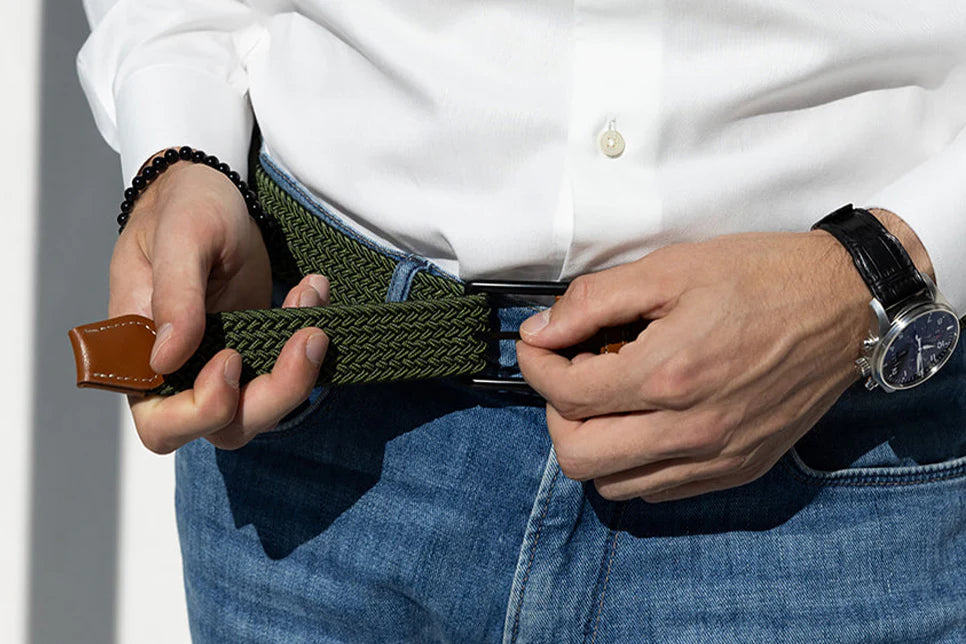 Ceintures Tressées - Olive