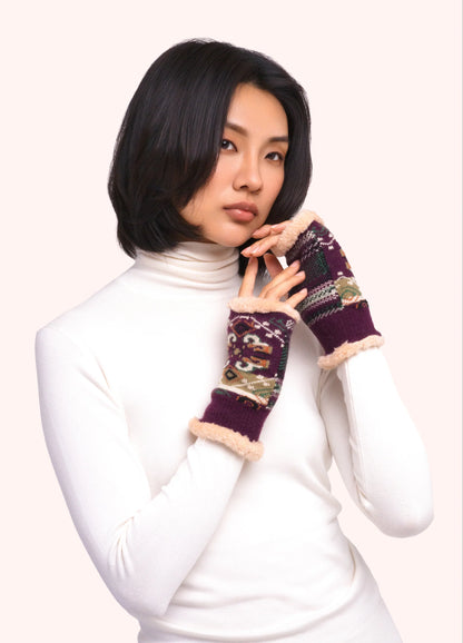 Chauffe-Poignets Cosy Scandi - Damson Mix | Powder