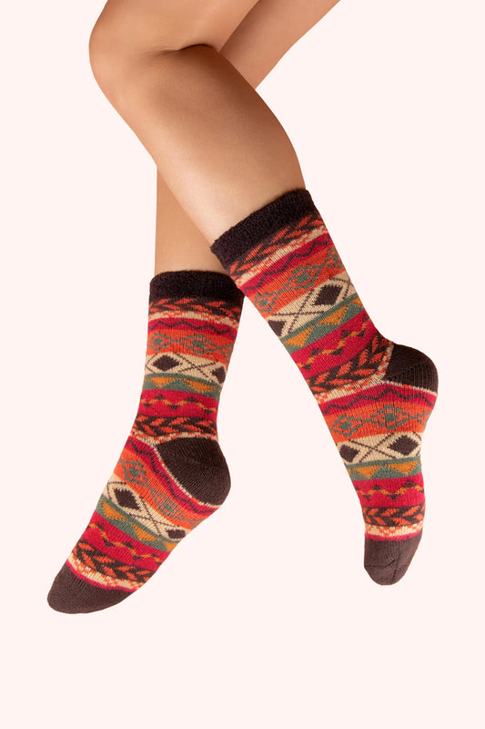 Chaussettes Douillettes - Cosy Fair Isle