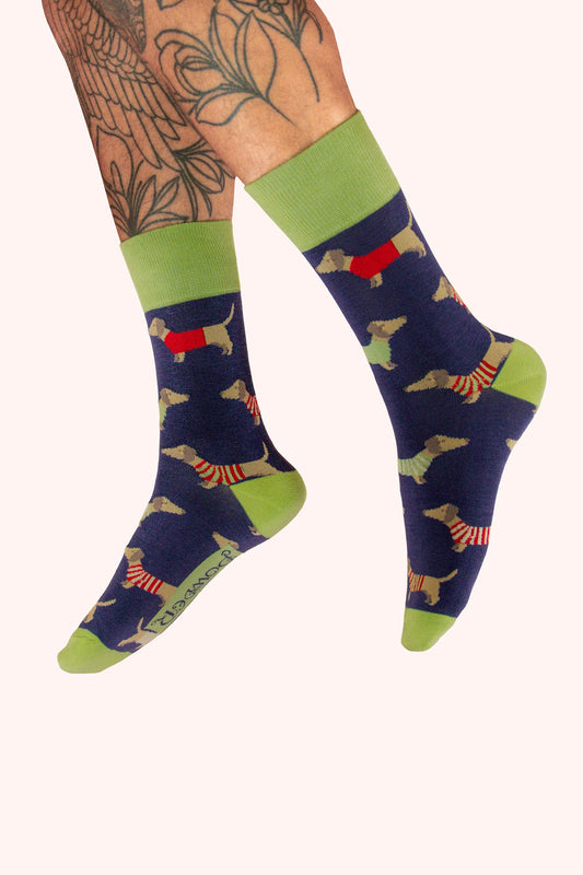 Chaussettes pour Homme - Chiens Saucisses