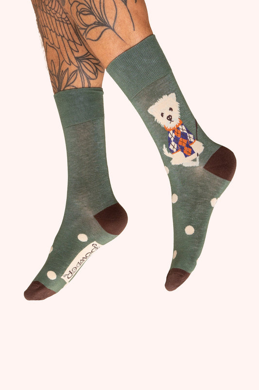Chaussettes pour Homme - Westie Golfeur