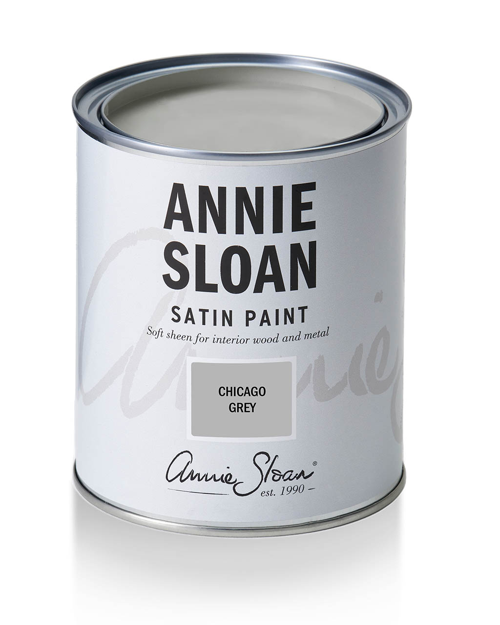 Chicago Grey Satin