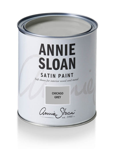 Chicago Grey Satin