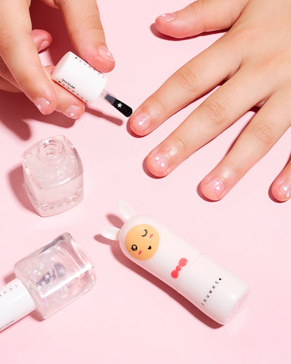 Coffret Duo Baume à Lèvres et Vernis à l'Eau - Barbe à Papa