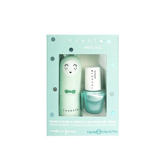 Coffret Duo Baume à Lèvres et Vernis à l'Eau - Pomme