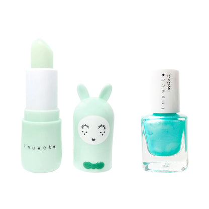 Coffret Duo Baume à Lèvres et Vernis à l'Eau - Pomme