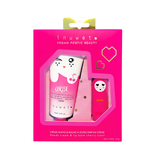 Coffret Wiz Baume à Lèvres et Crème à Mains - Cerise