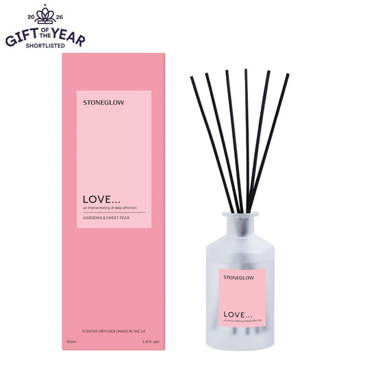 Diffuseur à Roseaux Love | Stoneglow