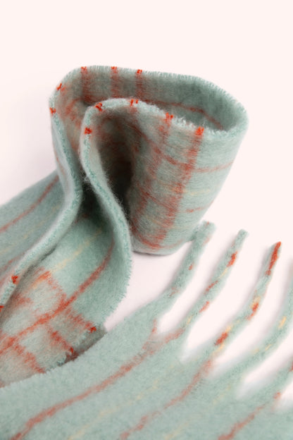 Écharpe Douillette Angelica - Glace/Mandarine