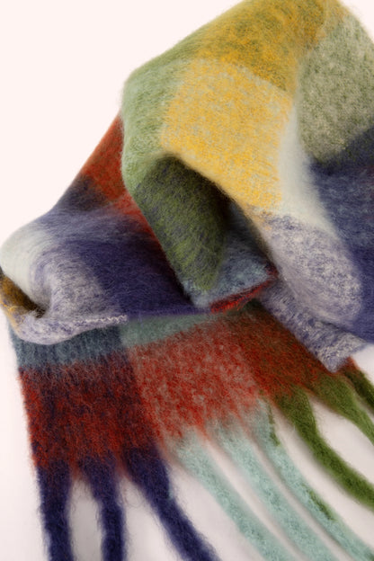 Écharpe Douillette Molly - Mélange Navy