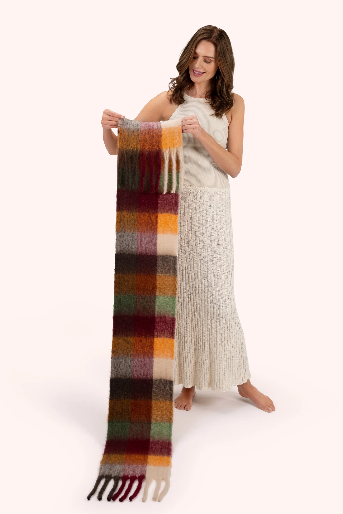 Écharpe Douillette Molly - Mélange Russet